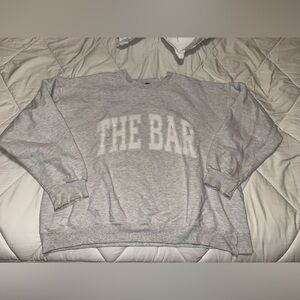 The Bar Gray Crewneck Sweatshirt